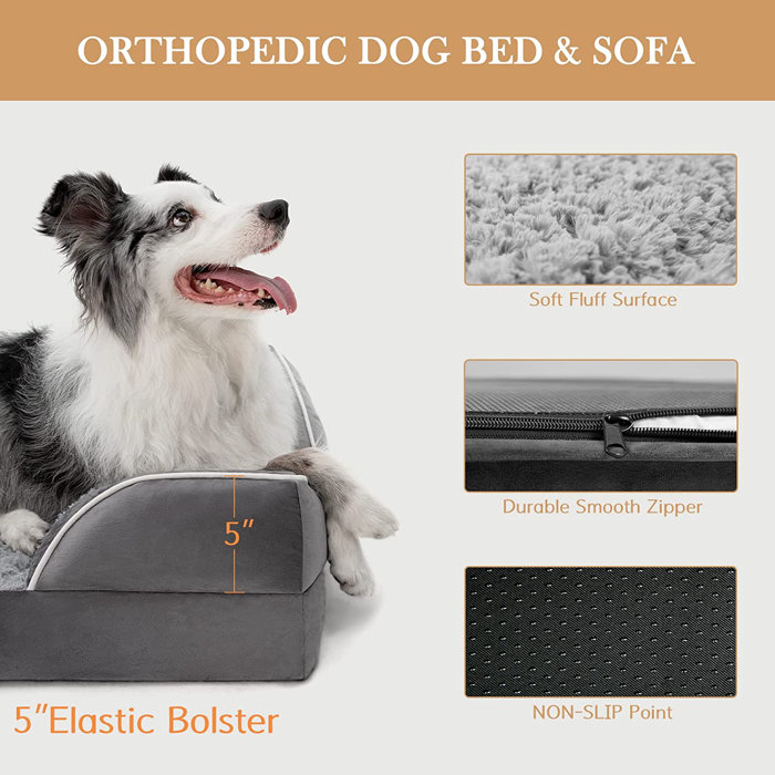 Tucker Murphy Pet™ Waterproof Orthopedic Dog Bed Foam Dog Beds For